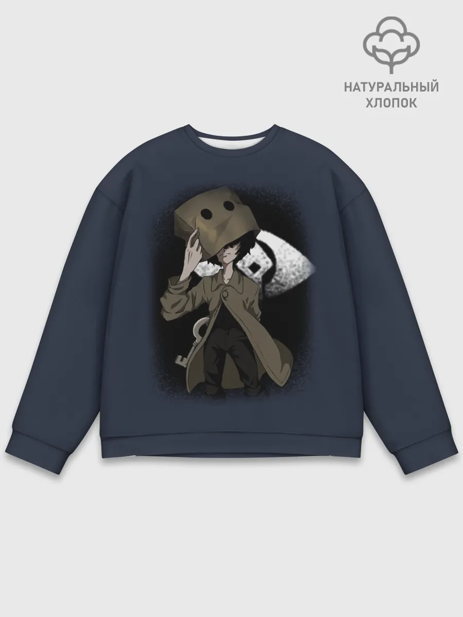 Мужской свитшот базовый / Little Nightmares 2 MONO