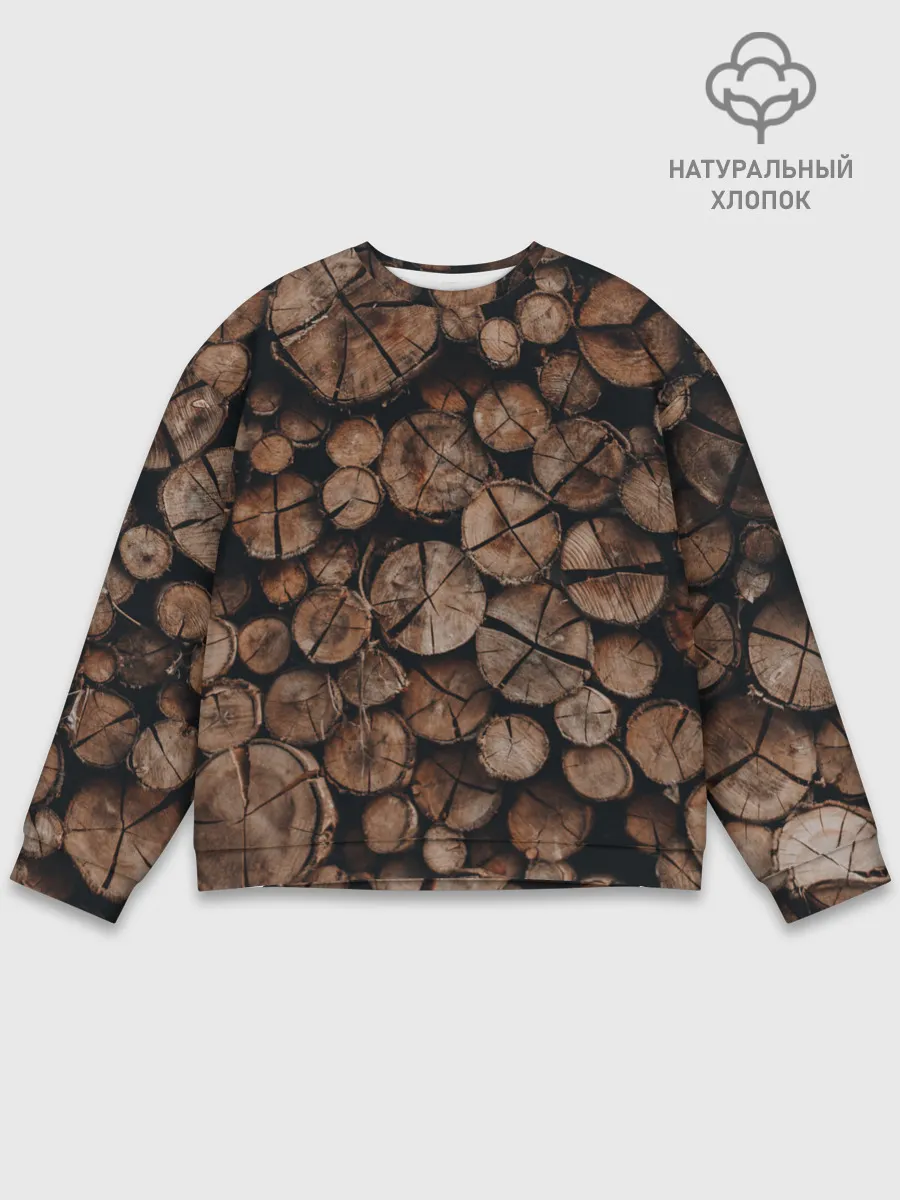 Мужской свитшот базовый / Бревна
