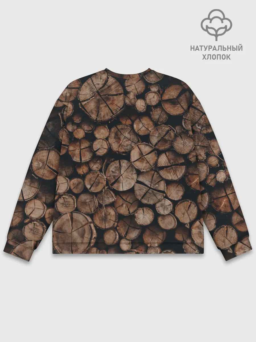 Мужской свитшот базовый / Бревна