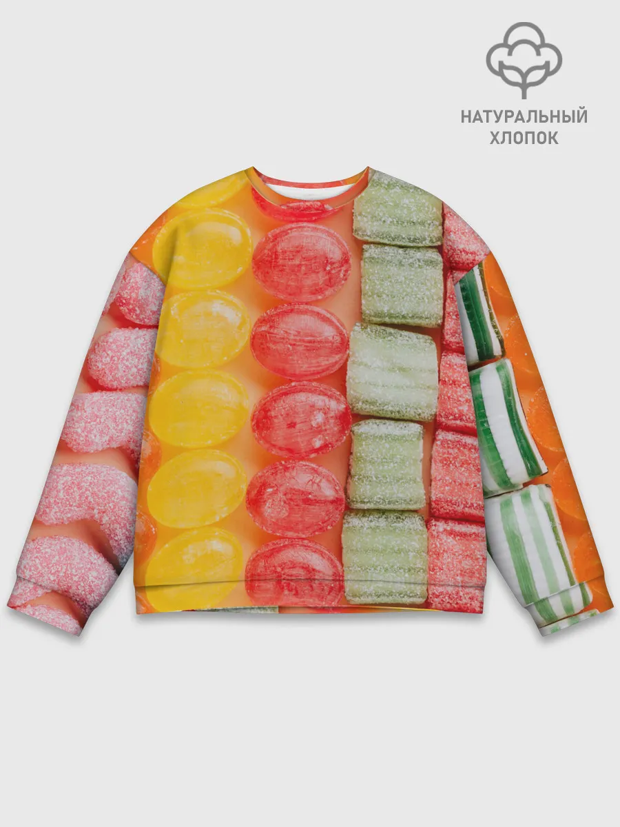 Мужской свитшот базовый / Мармеладки леденцы