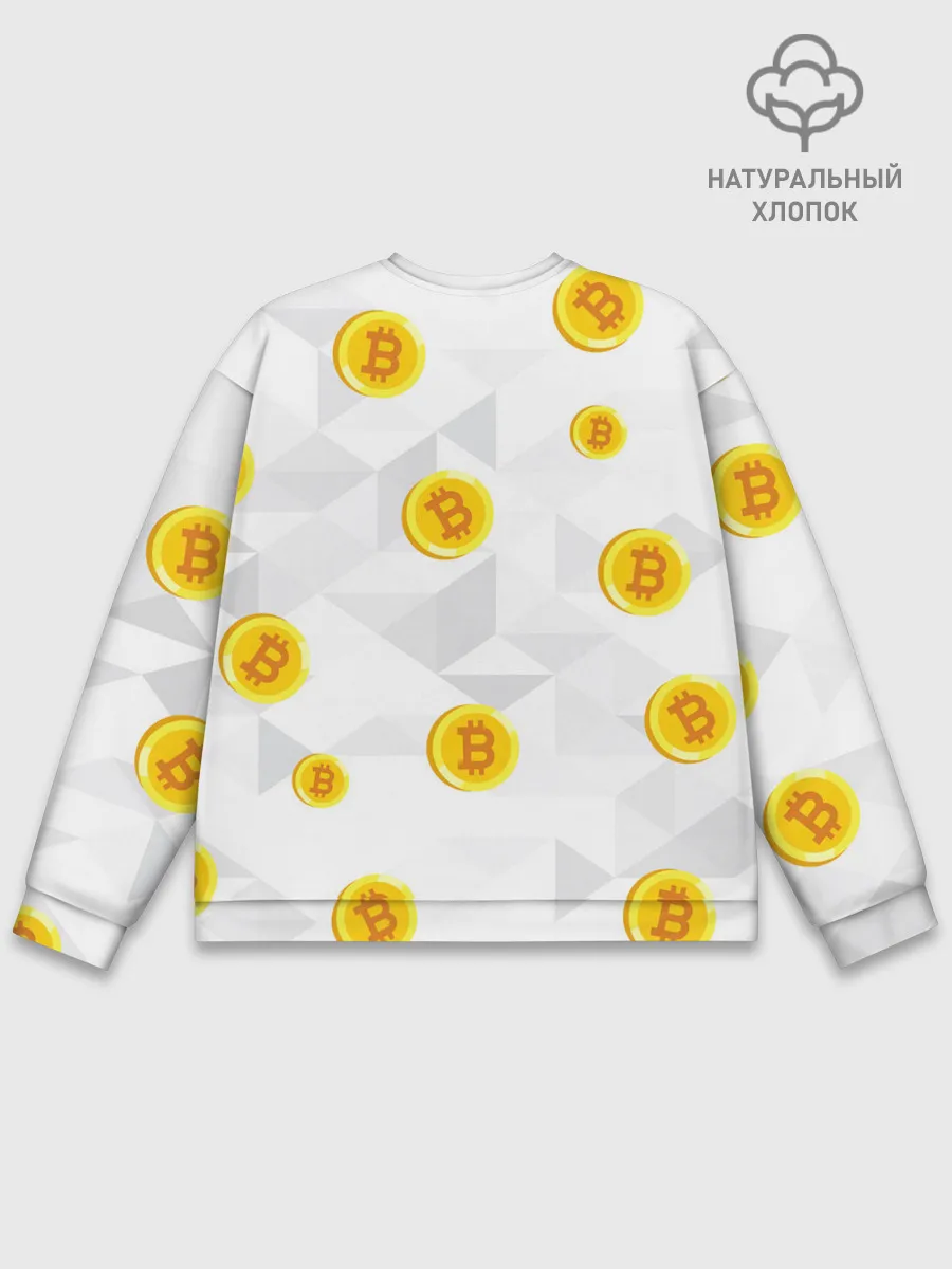 Мужской свитшот базовый / БИТКОИН | BITCOIN