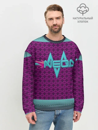 Мужской свитшот базовый / Неоновый гонщик