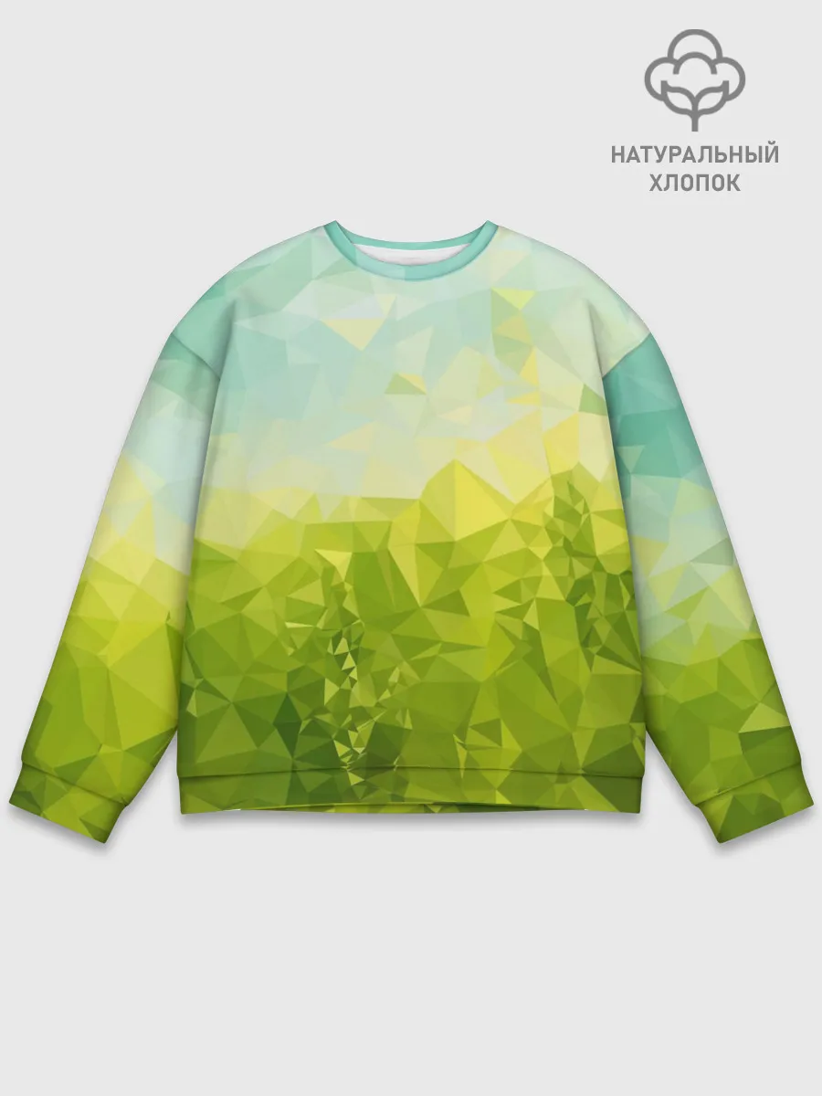Мужской свитшот базовый / Природная Абстракция