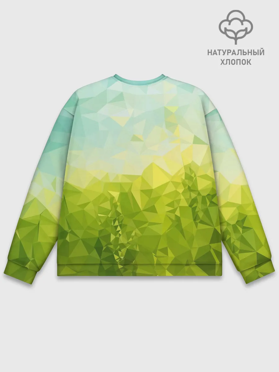 Мужской свитшот базовый / Природная Абстракция