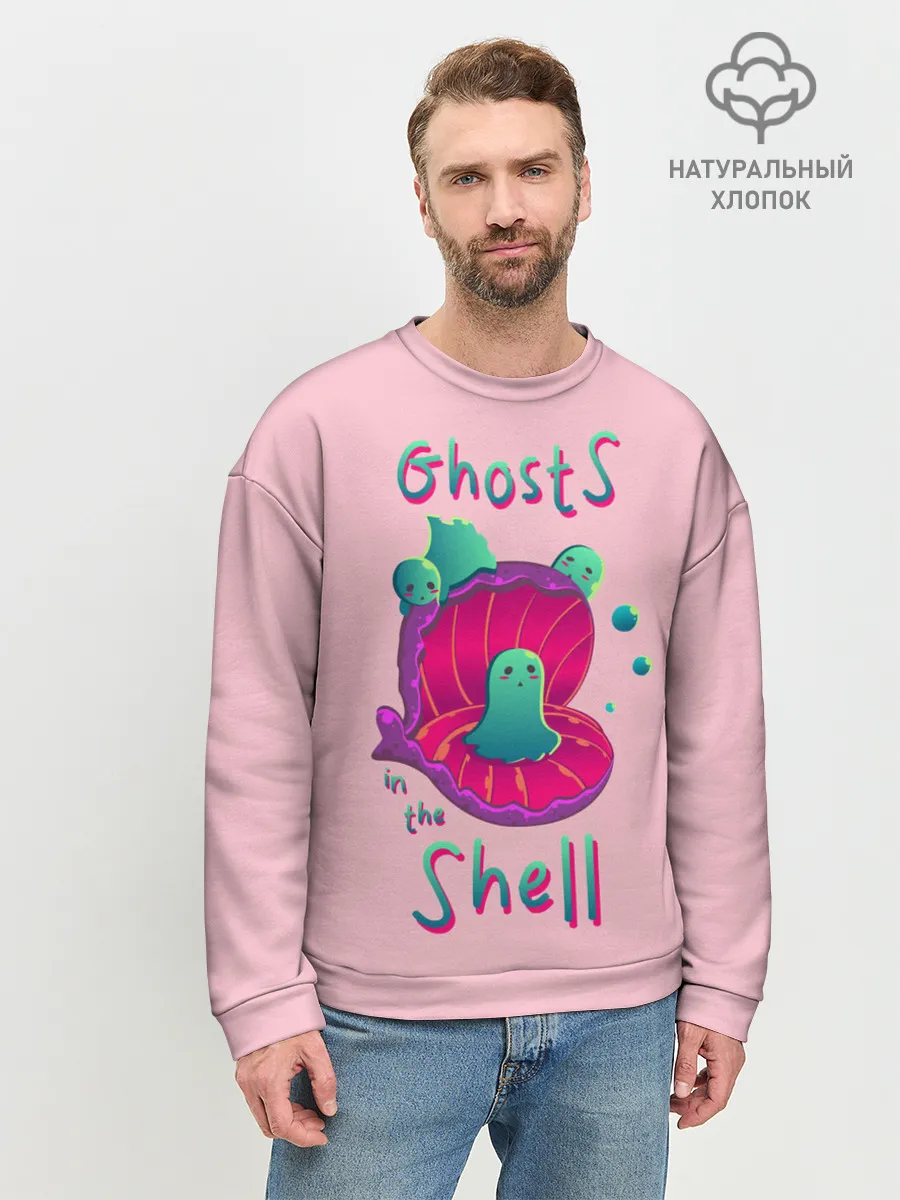 Мужской свитшот базовый / Призрак в доспехах