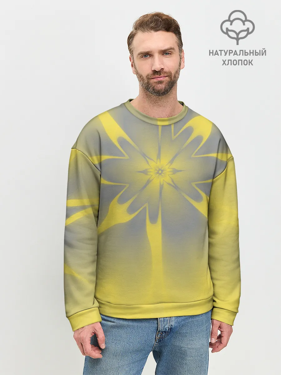 Мужской свитшот базовый / Абстракция