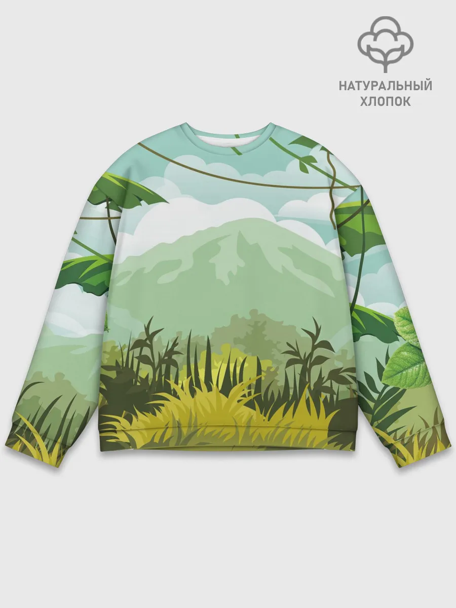 Мужской свитшот базовый / Тропики