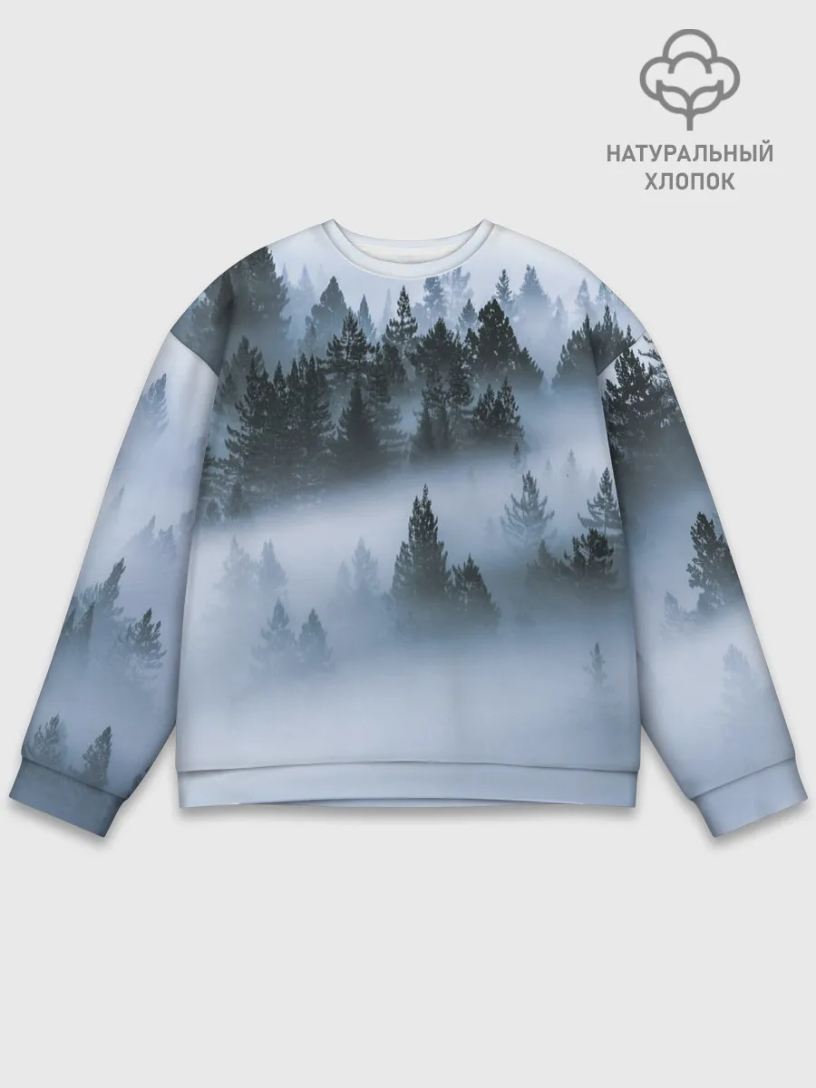 Мужской свитшот базовый / Сумеречный лес