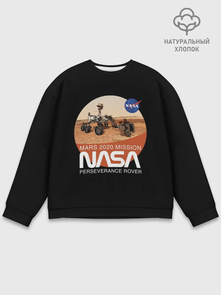 Мужской свитшот базовый / NASA - Perseverance