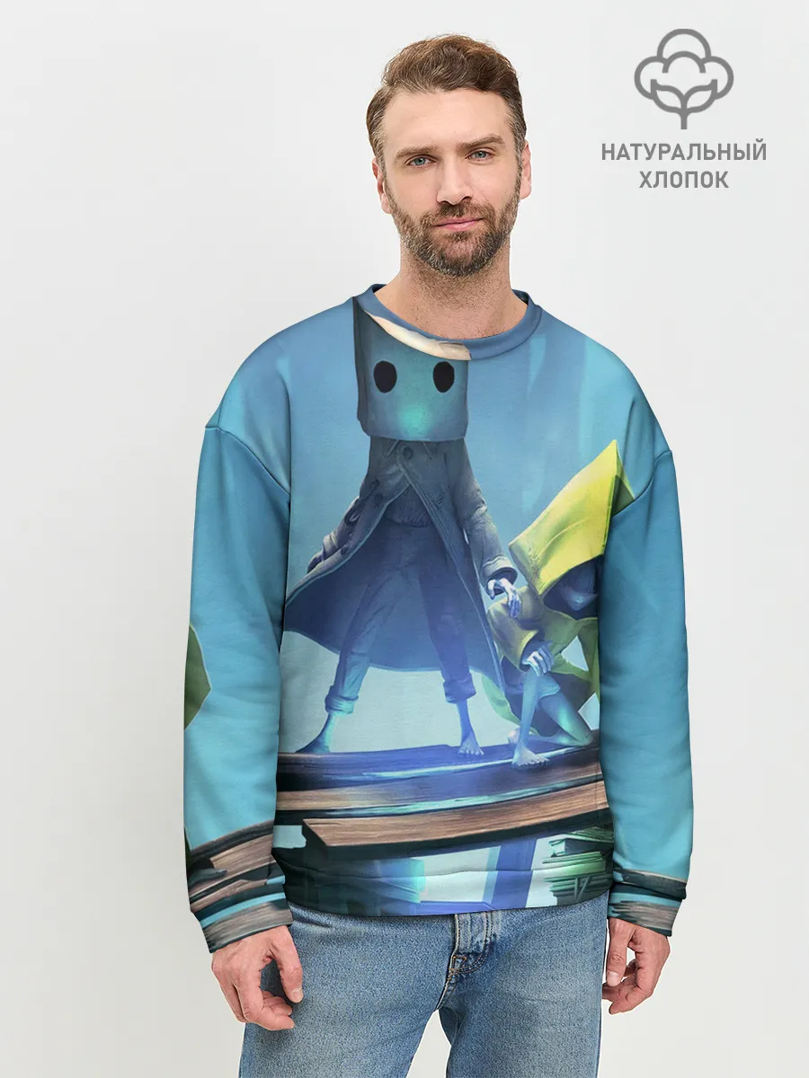 Мужской свитшот базовый / Little Nightmares || арт шестой и моно