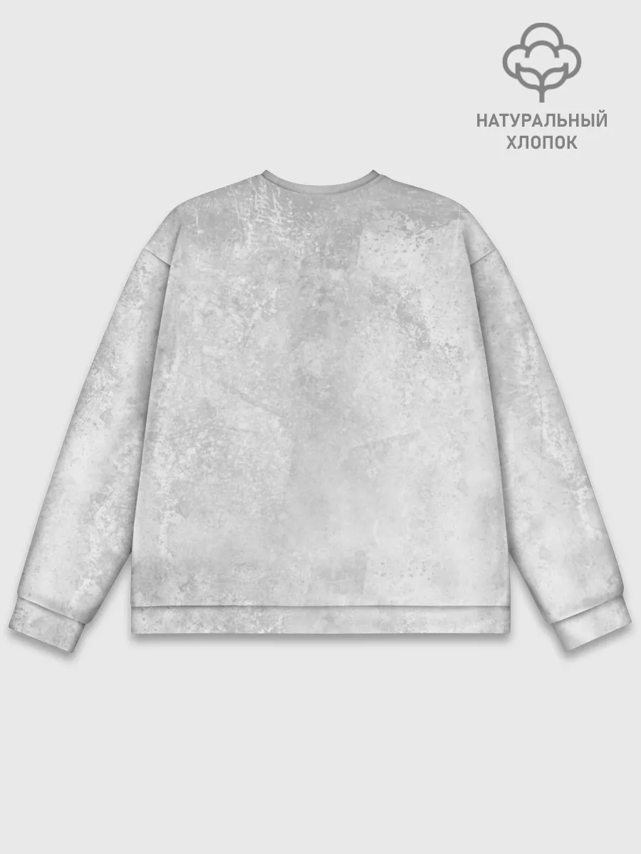 Мужской свитшот базовый / Билли Айлиш красочная