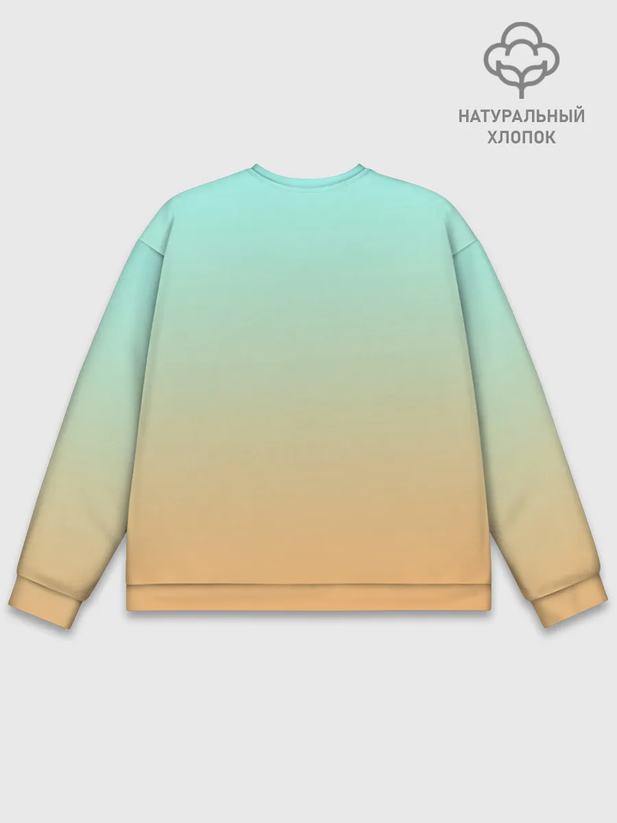 Мужской свитшот базовый / малышка фея с крылышками