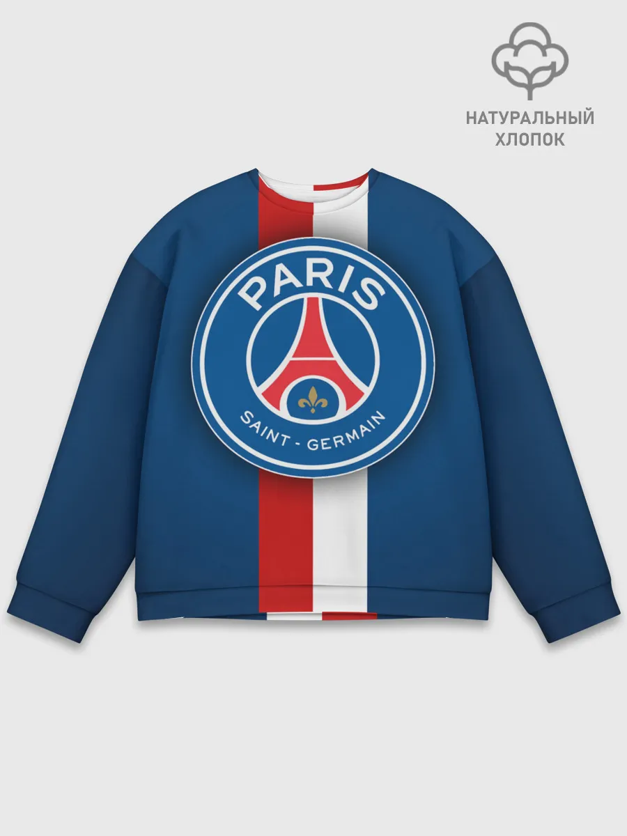 Мужской свитшот базовый / ФК Пари Сен-Жермен