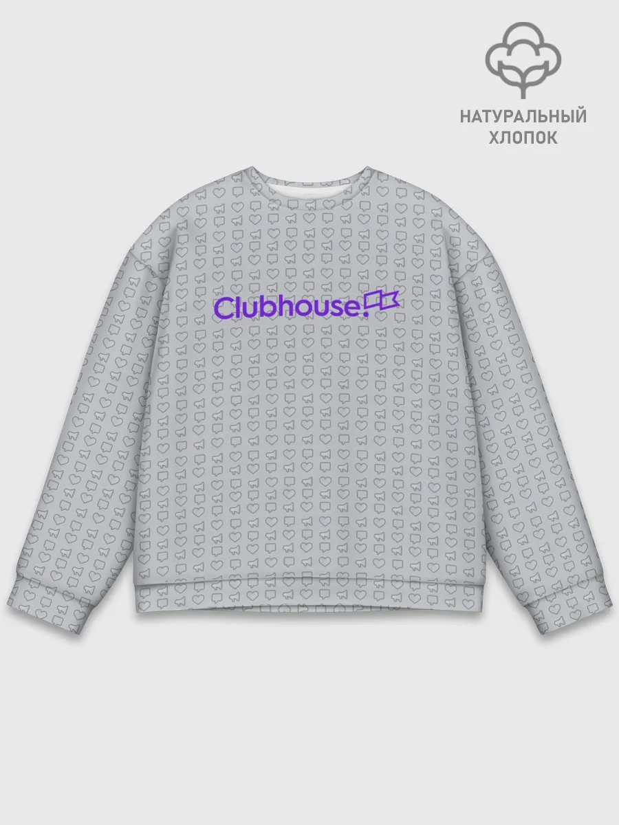 Мужской свитшот базовый / Clubhouse | Gray
