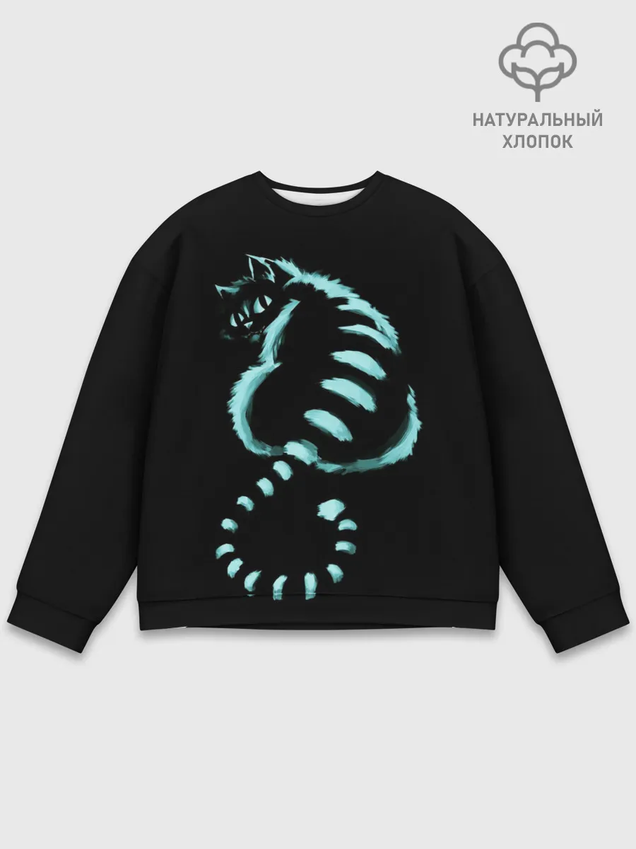 Мужской свитшот базовый / ВОЛШЕБНЫЙ КОТ