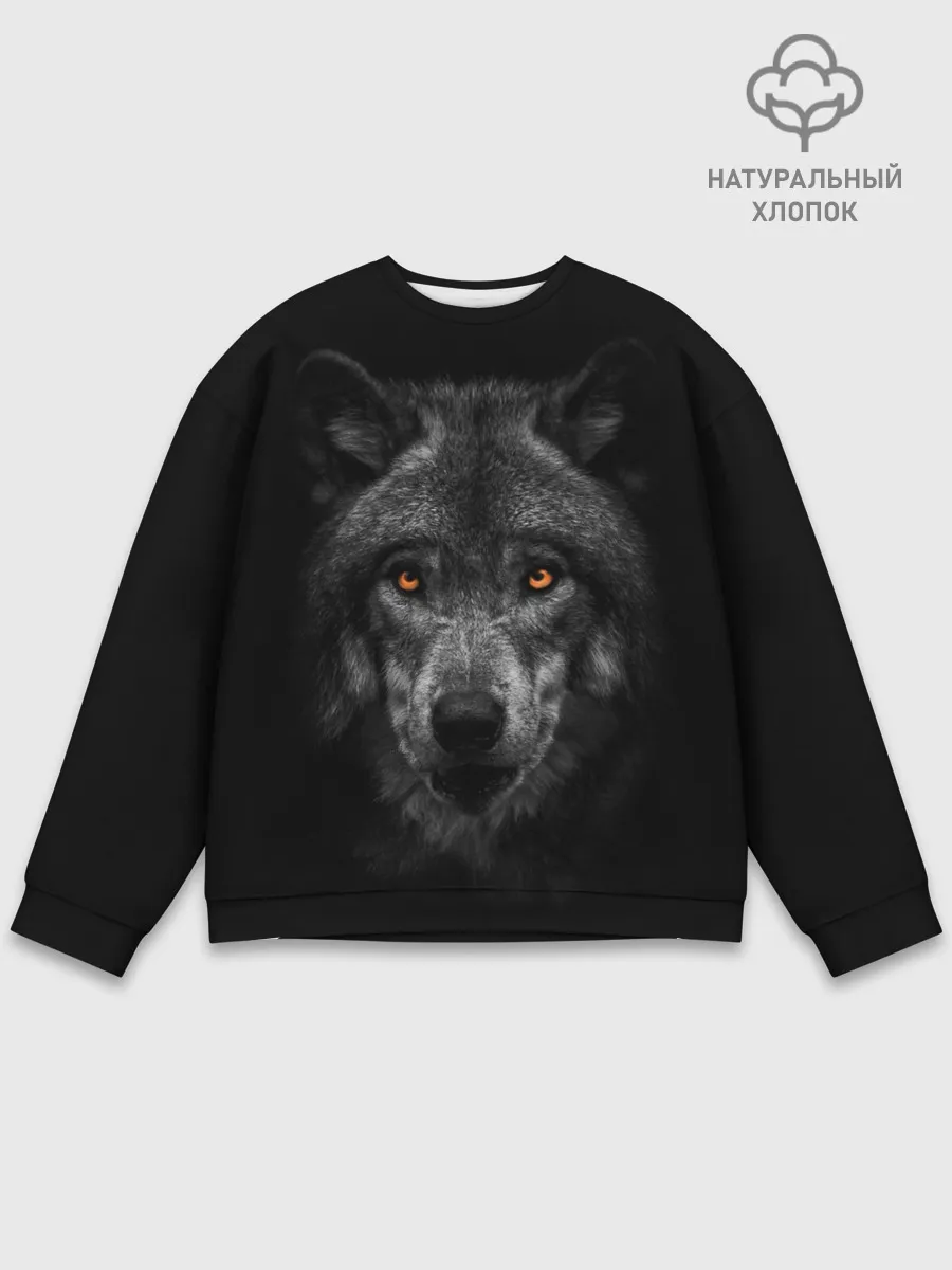 Мужской свитшот базовый / Evil Wolf