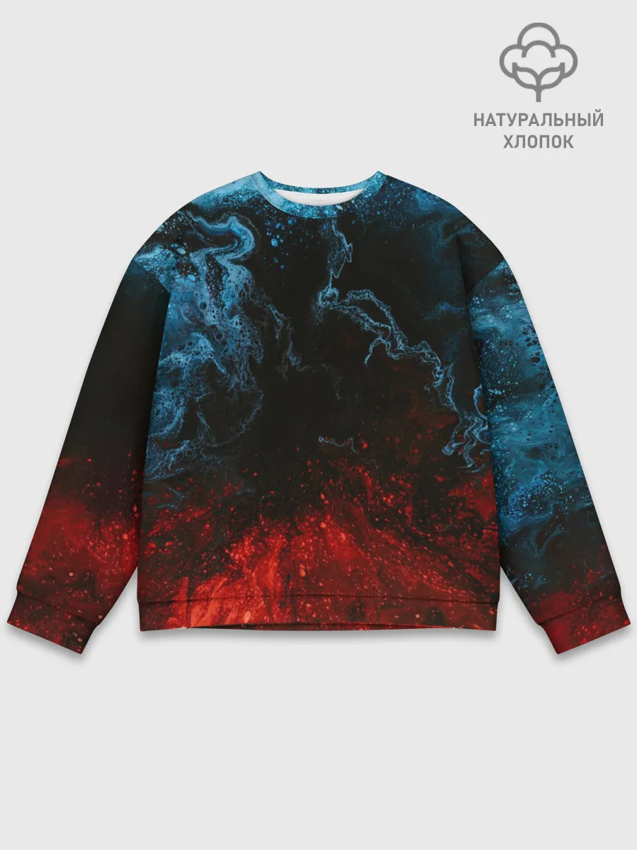 Мужской свитшот базовый / Огонь И Вода