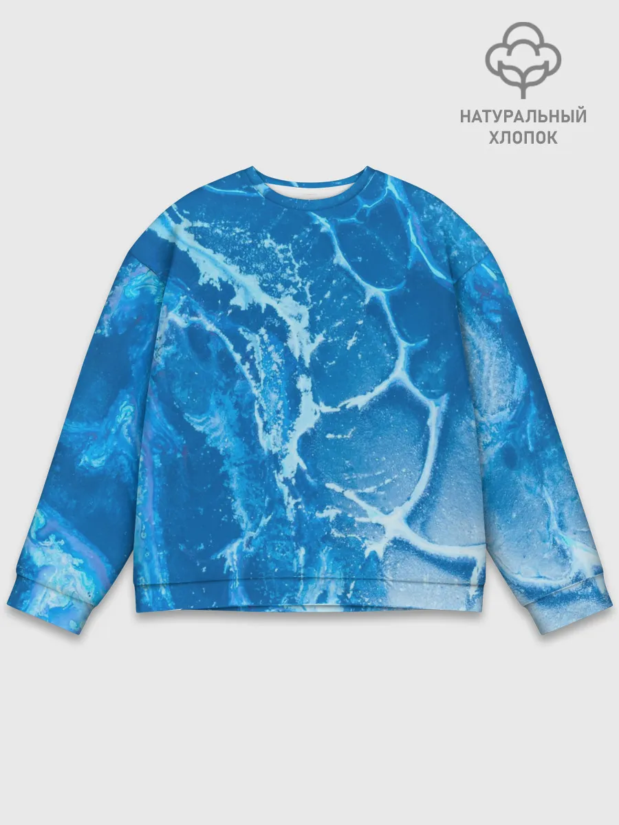 Мужской свитшот базовый / Ледяной