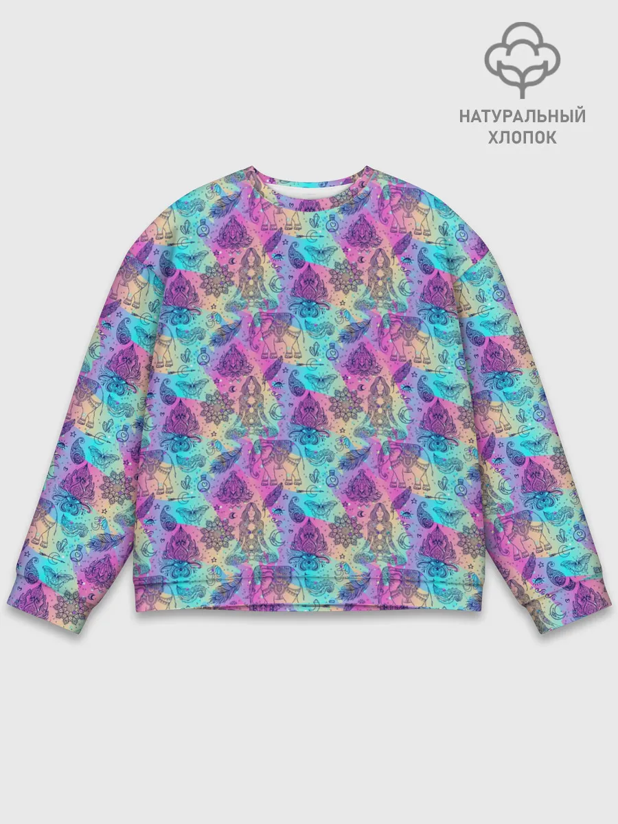 Мужской свитшот базовый / Медитация