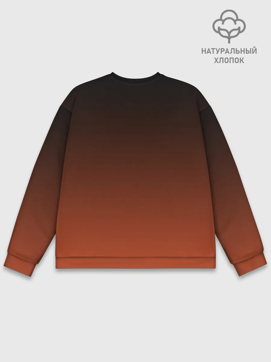 Мужской свитшот базовый / Длиннохвостая лисица Инари