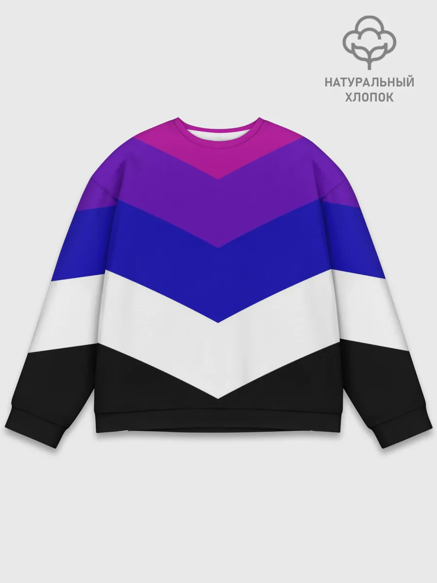 Мужской свитшот базовый / Полосы