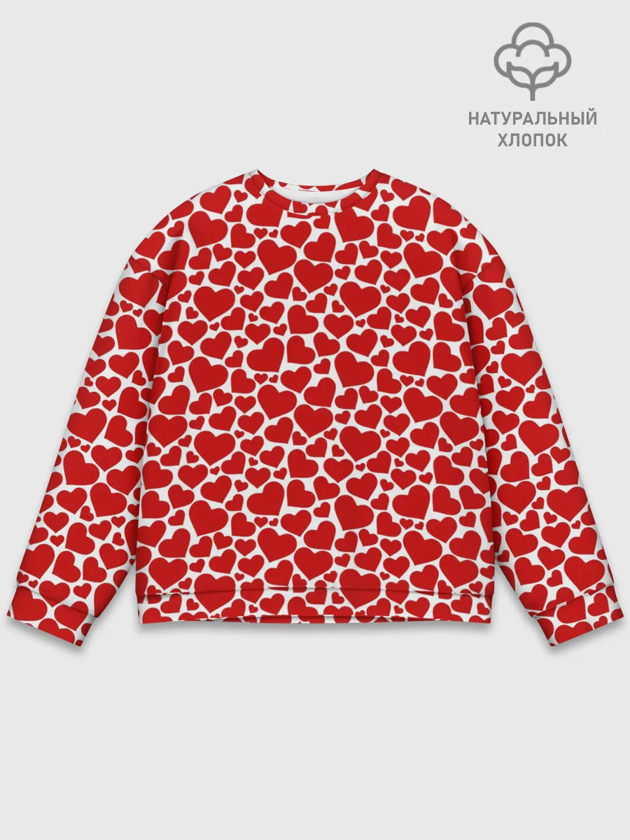 Мужской свитшот базовый / С Любовью!