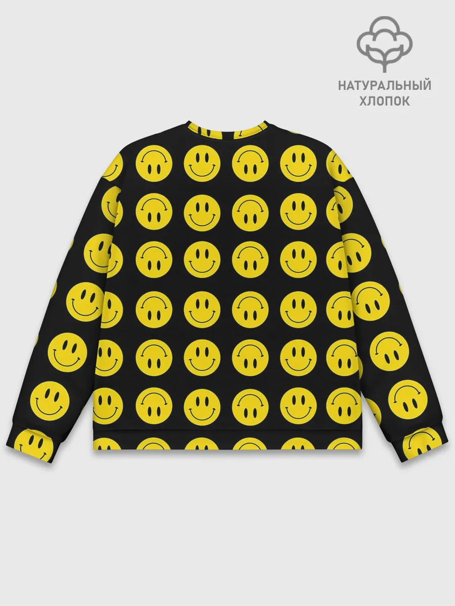 Мужской свитшот базовый / Смайлики