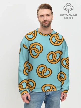 Мужской свитшот базовый / Крендели