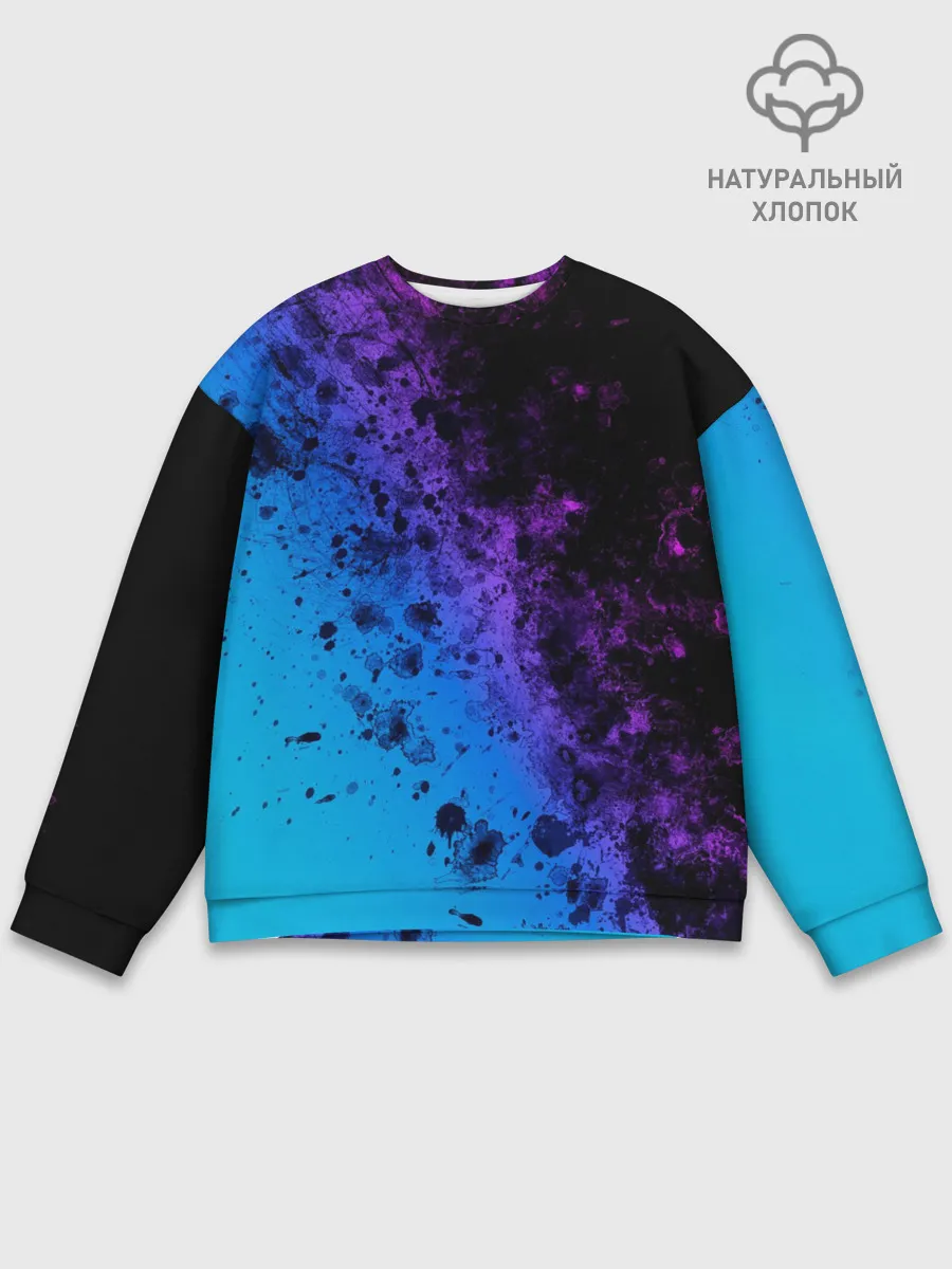 Мужской свитшот базовый / Неоновые Краски