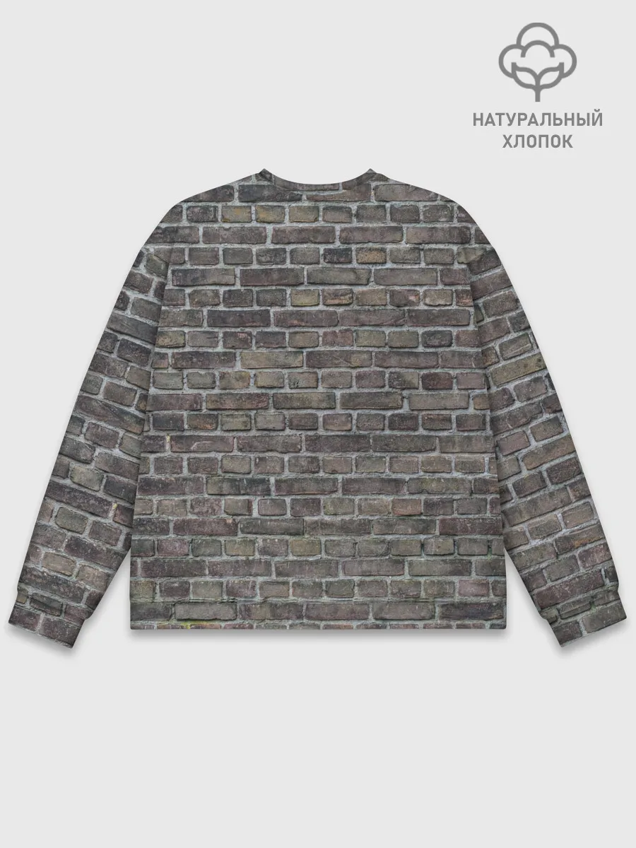 Мужской свитшот базовый / кирпич