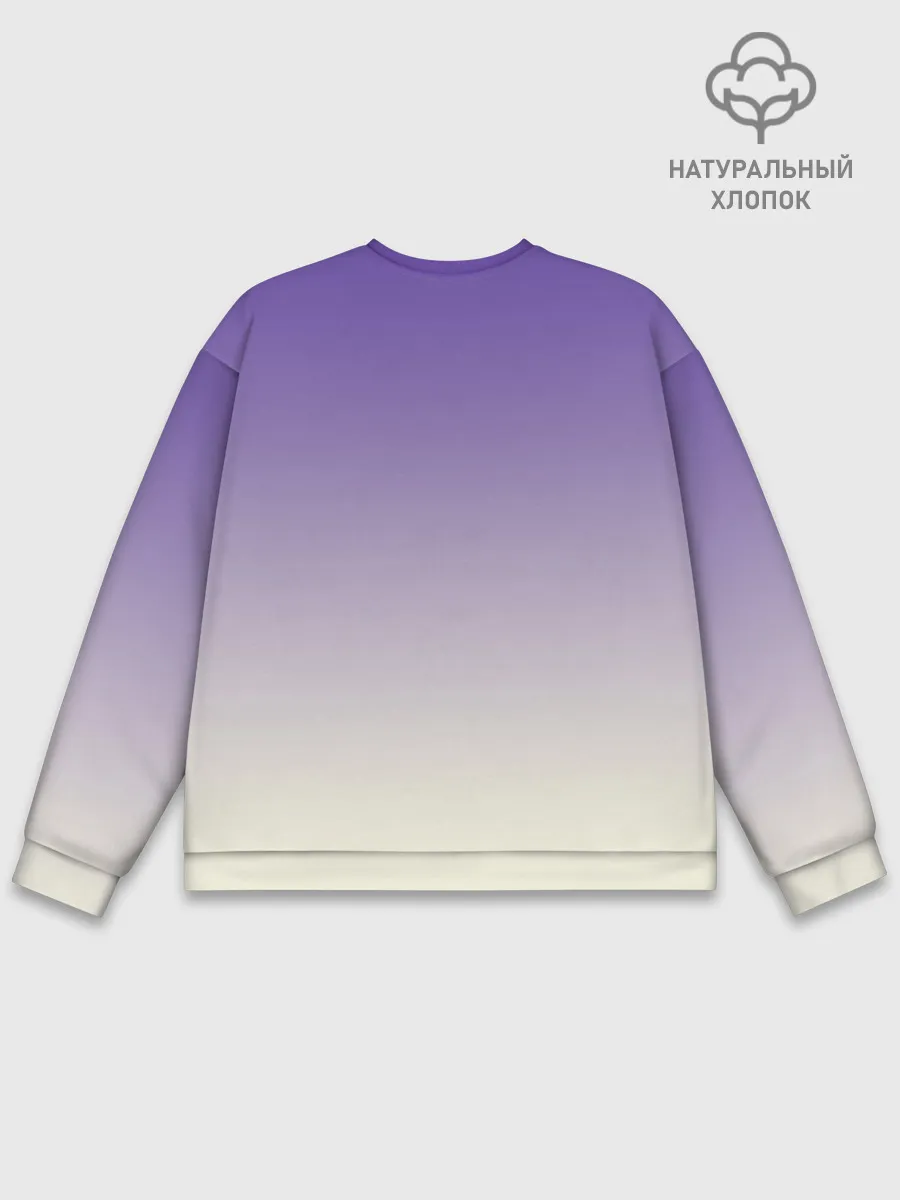 Мужской свитшот базовый / черный котенок в коробке