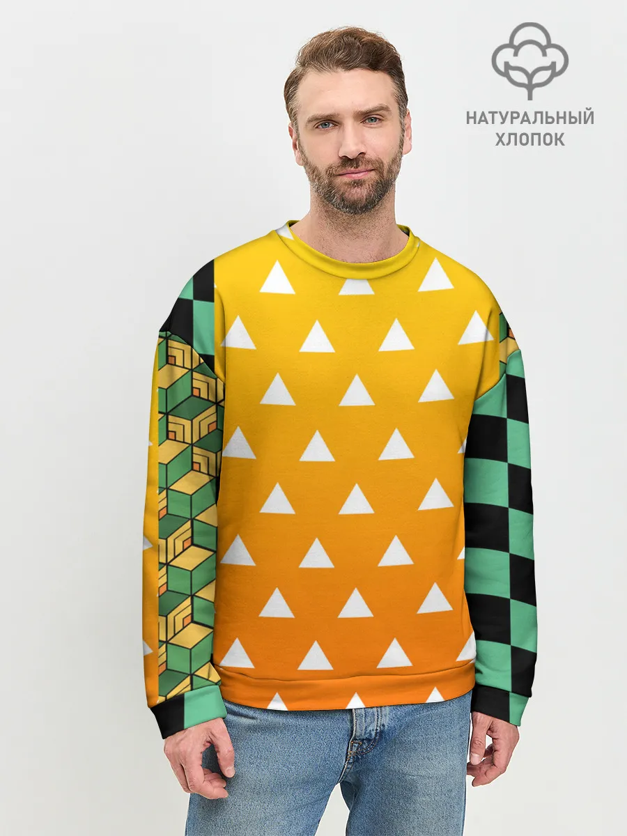 Мужской свитшот базовый / ТАНДЖИРО | ЗЕНИТЦУ | ТОМИОКА