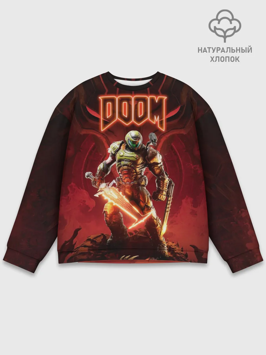 Мужской свитшот базовый / Doom | Думгай