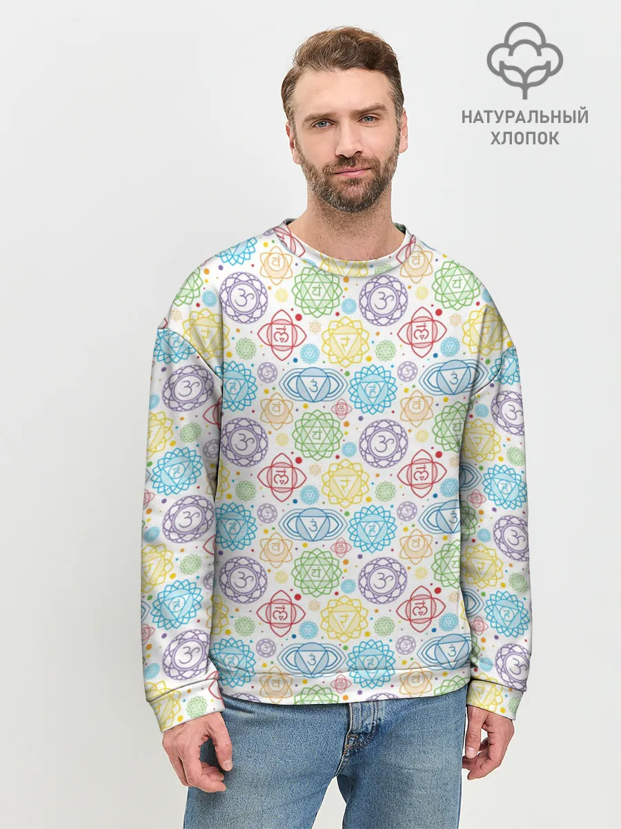 Мужской свитшот базовый / Чакры