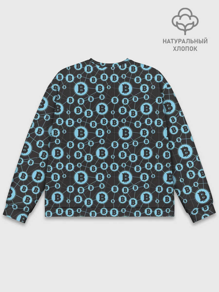 Мужской свитшот базовый / Bitcoin