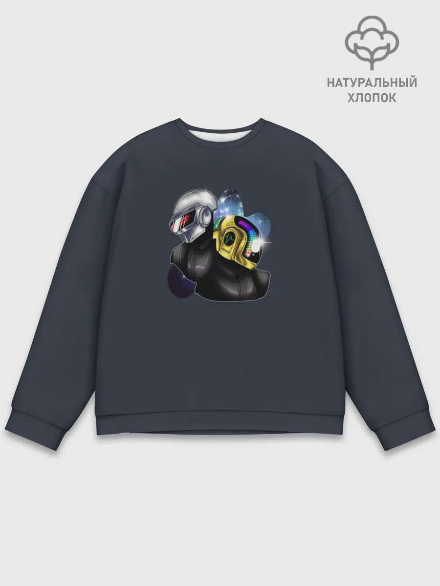 Мужской свитшот базовый / Prime Time Daft Punk
