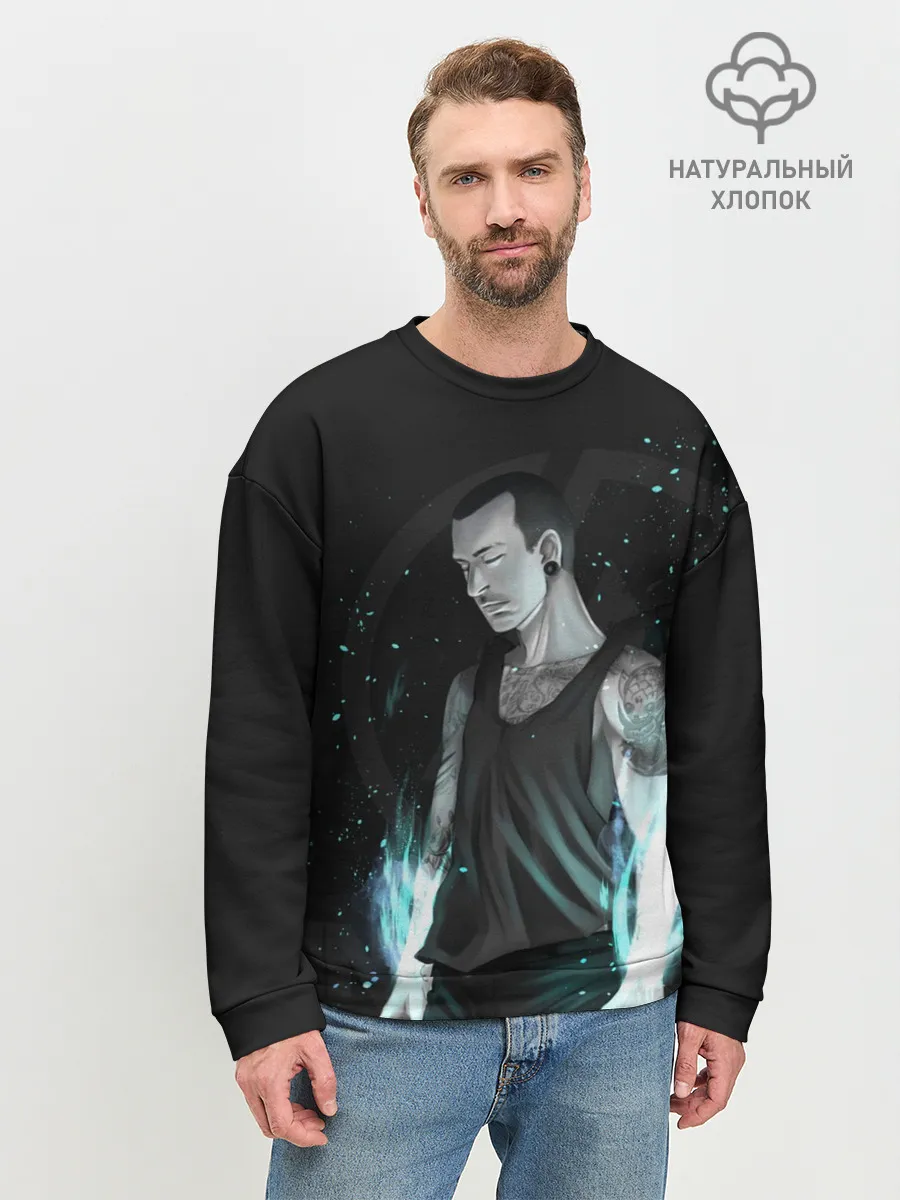 Мужской свитшот базовый / Честер Линкин Парк