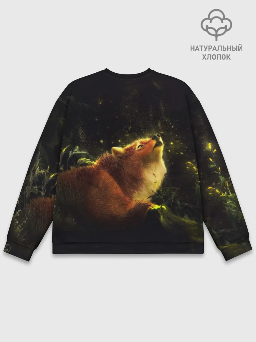 Мужской свитшот базовый / Лисица