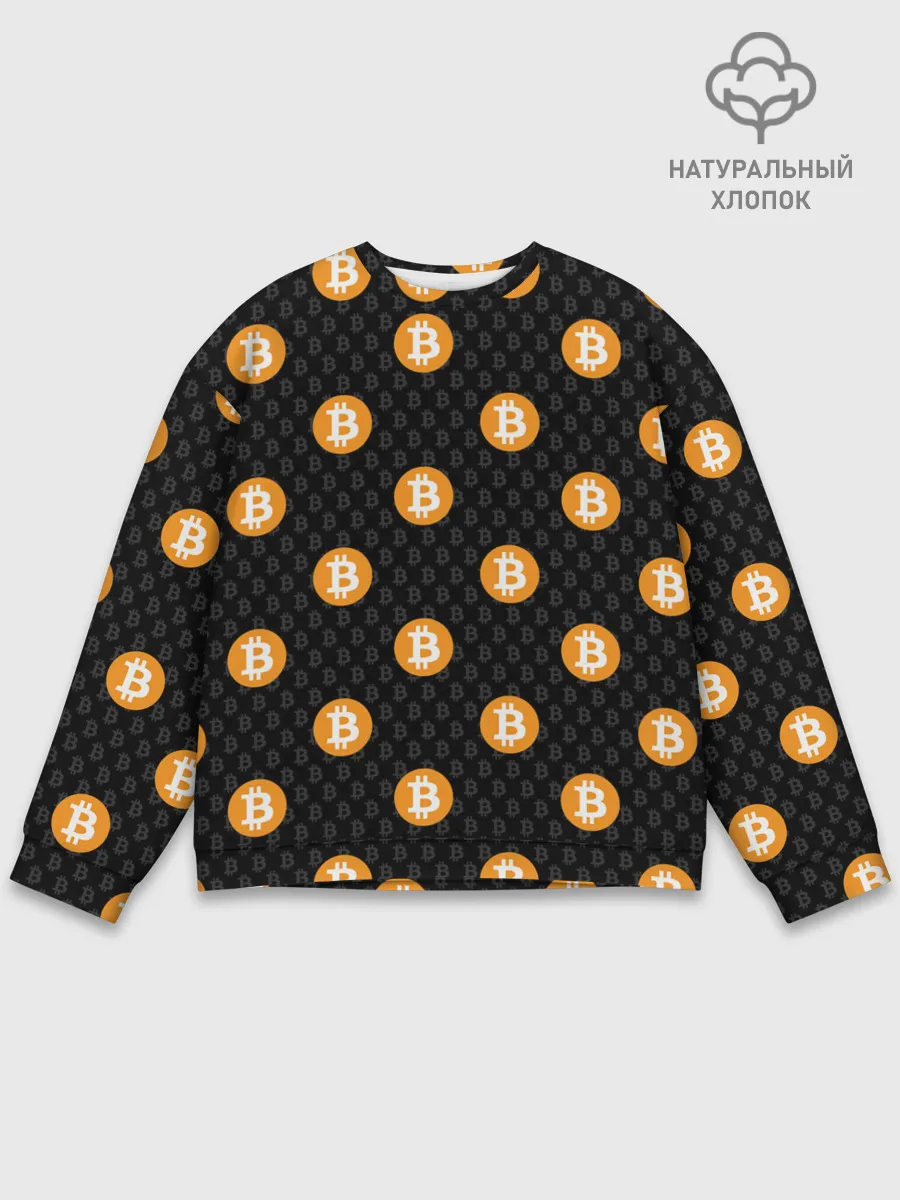 Мужской свитшот базовый / БИТКОИН | BITCOIN