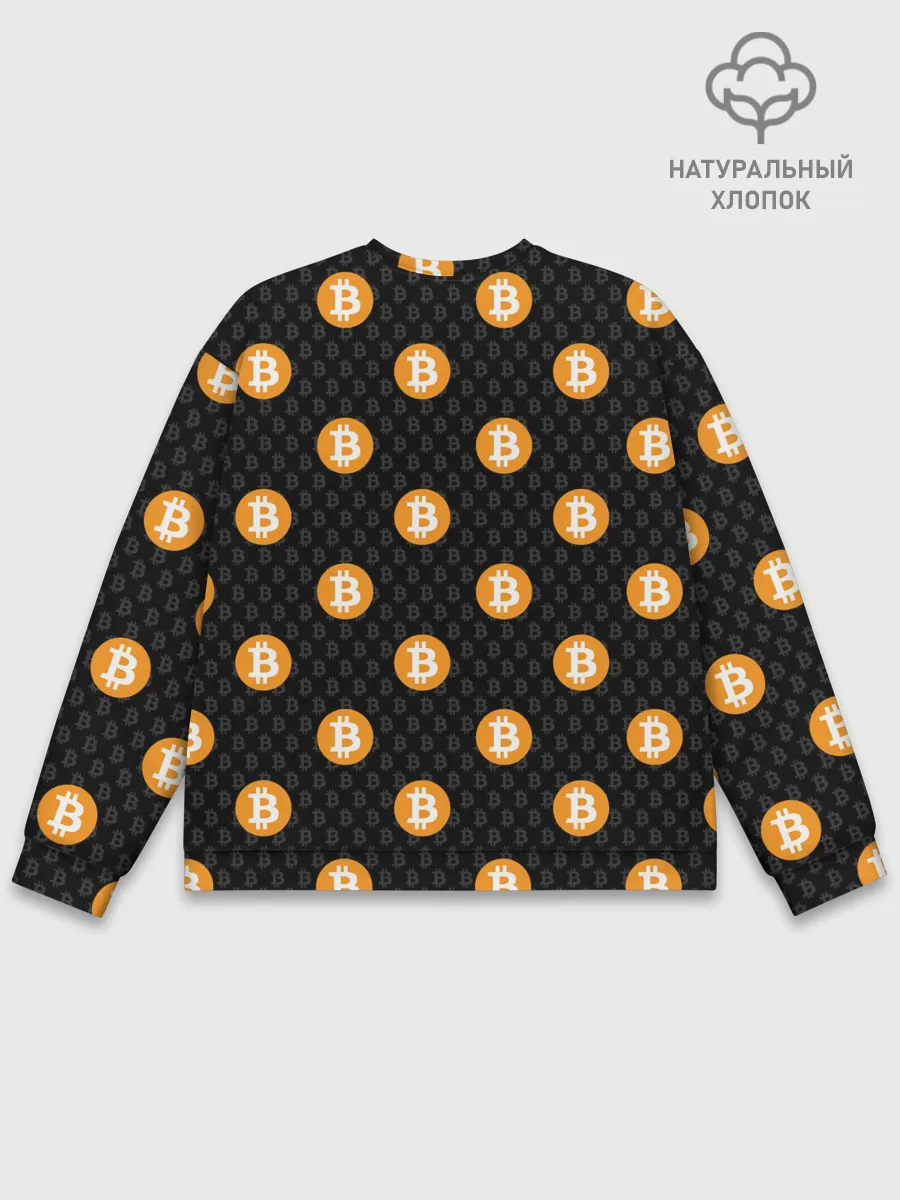 Мужской свитшот базовый / БИТКОИН | BITCOIN