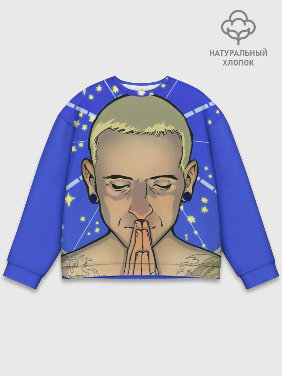 Мужской свитшот базовый / Chester Bennington