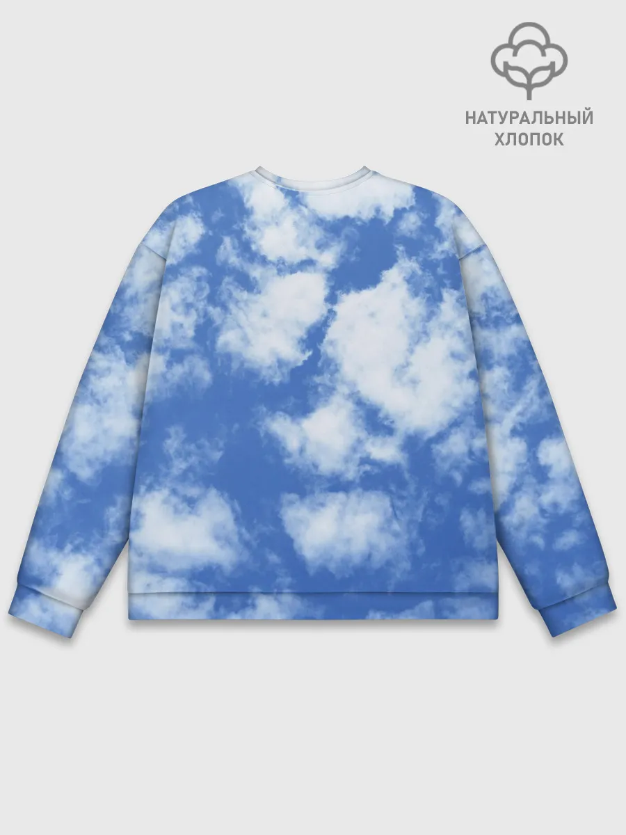 Мужской свитшот базовый / ОБЛАКА