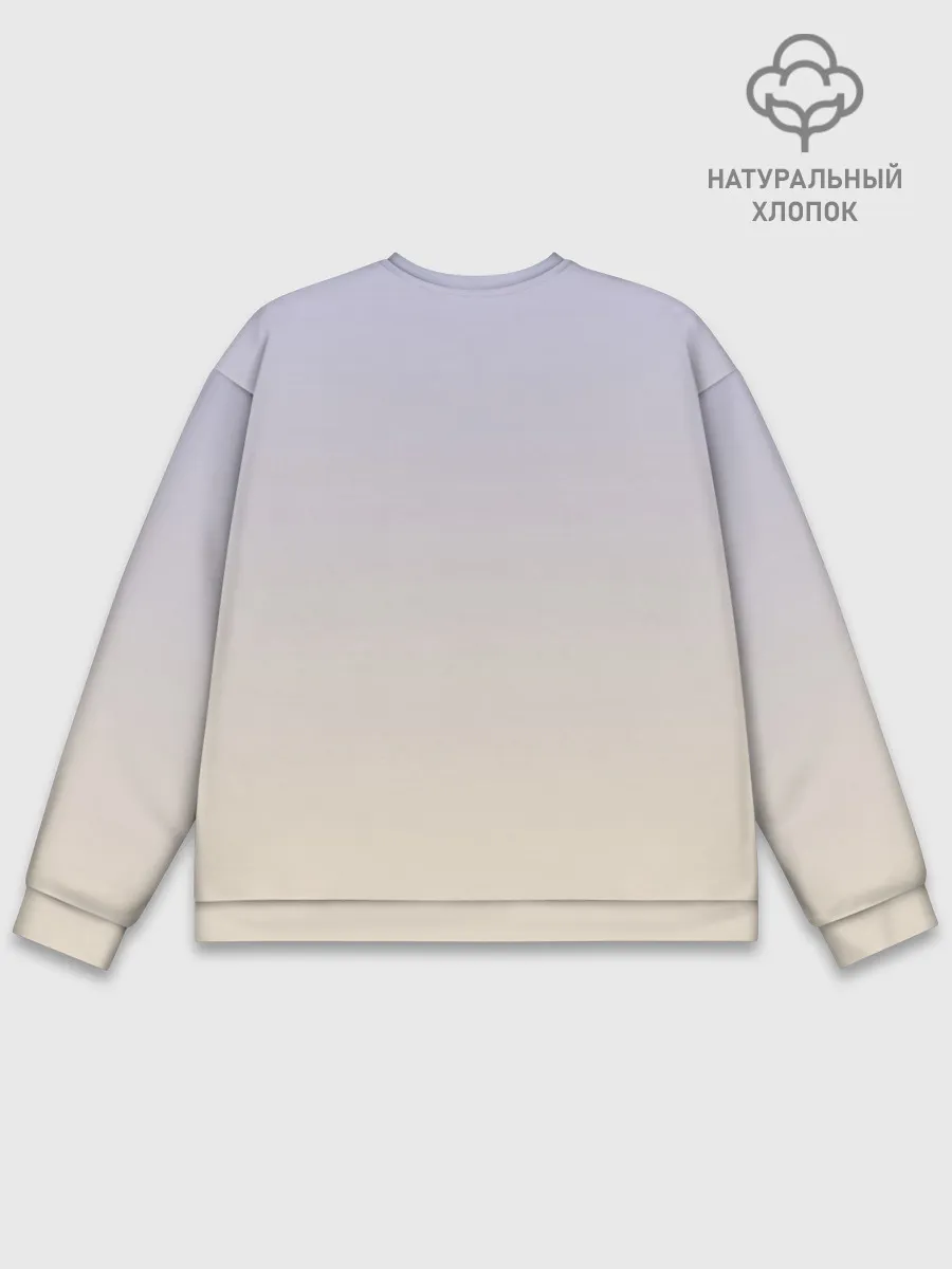 Мужской свитшот базовый / золотая рыбка