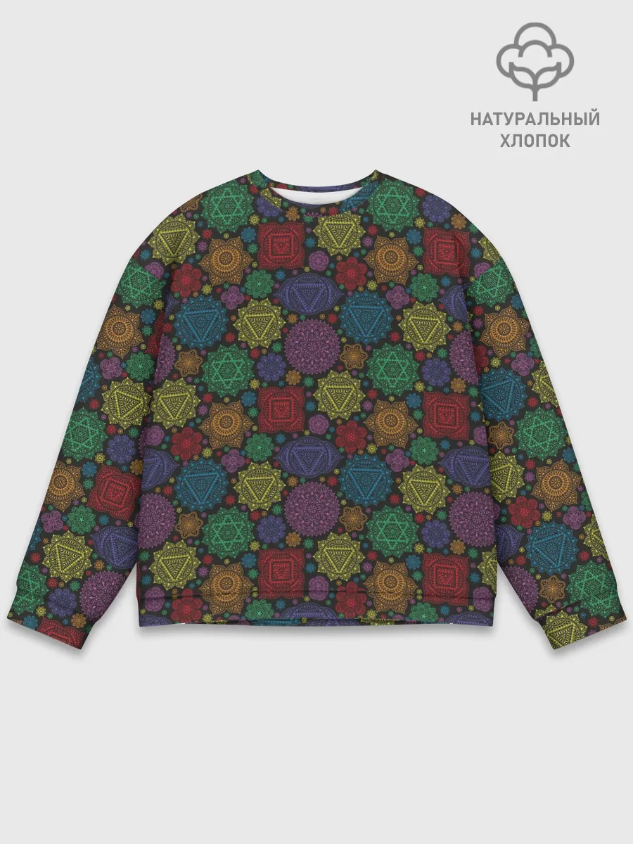 Мужской свитшот базовый / Чакры