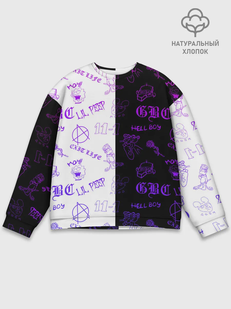 Мужской свитшот базовый / LIL PEEP