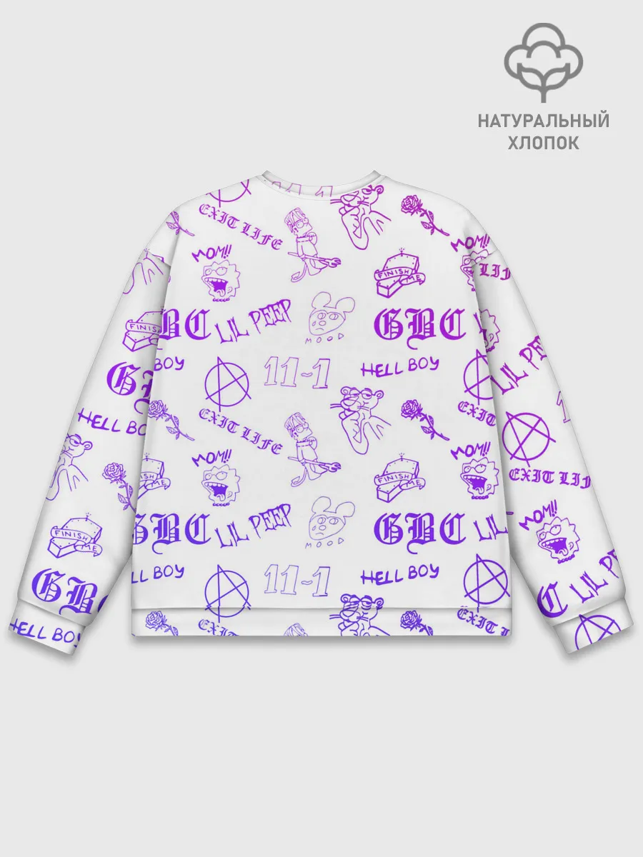 Мужской свитшот базовый / LIL PEEP