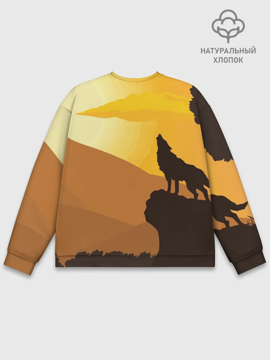 Мужской свитшот базовый / Rust