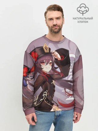 Мужской свитшот базовый / GENSHIN IMPACT, ХУ ТАО