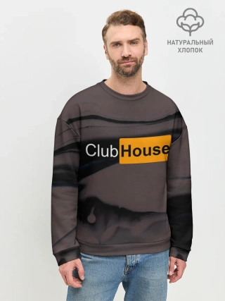 Мужской свитшот базовый / Clubhouse Pornhub | Клабхаус