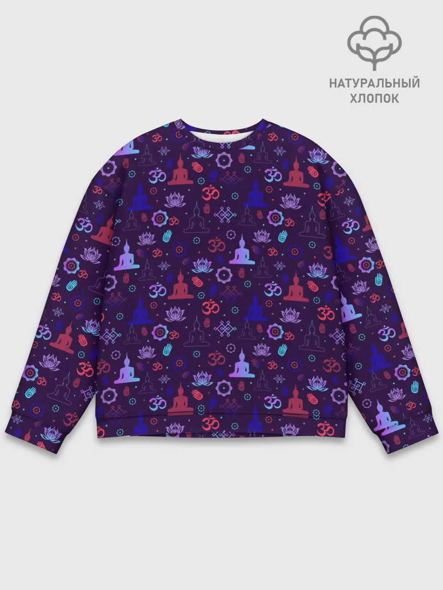 Мужской свитшот базовый / Медитация